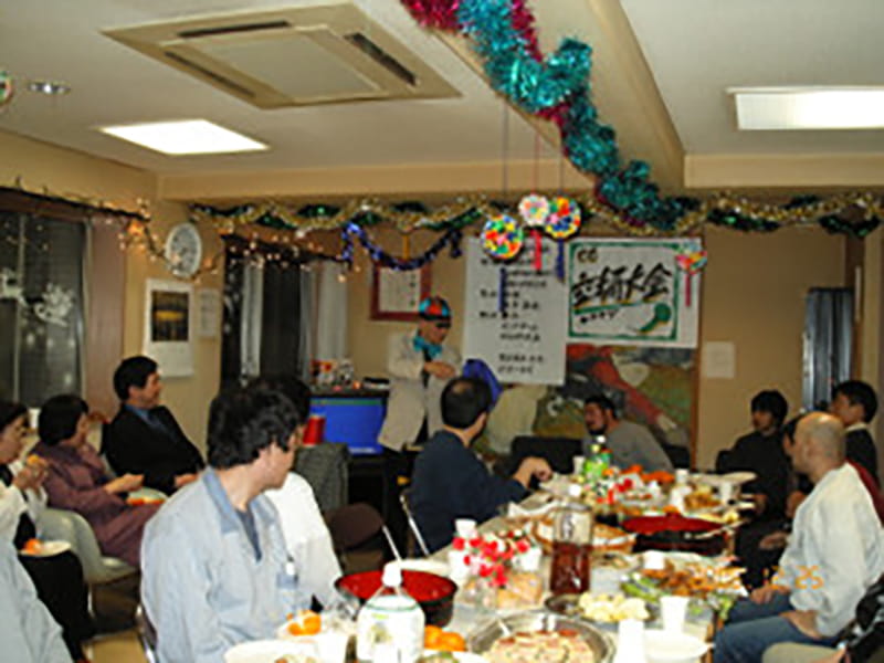 2階　食堂でのレクリエーション